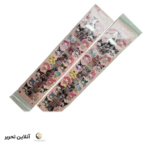 استیکر (برچسب)برگی نواری fancy