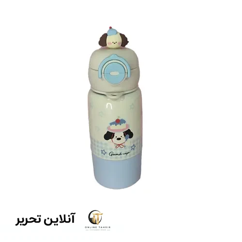 تراول ماگ مجسمه دار -طرح سگ 460 میل – رنگ آبی