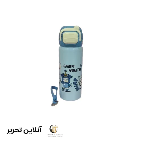 تراول ماگ کارتونی پاستلی713-4 – 500میل – رنگ آبی