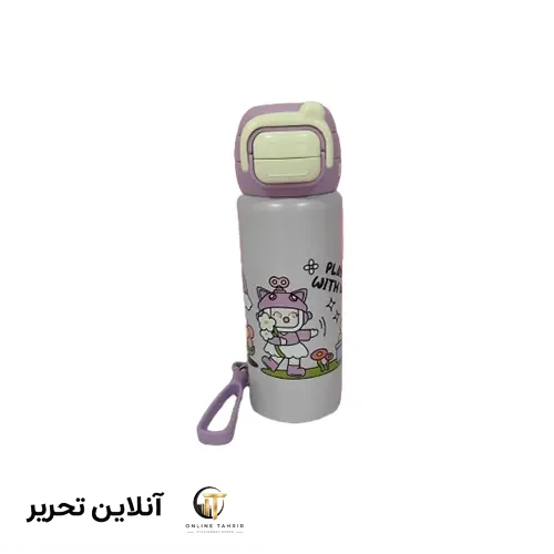 تراول ماگ کارتونی پاستلی713-4 – 500میل – رنگ بنفش