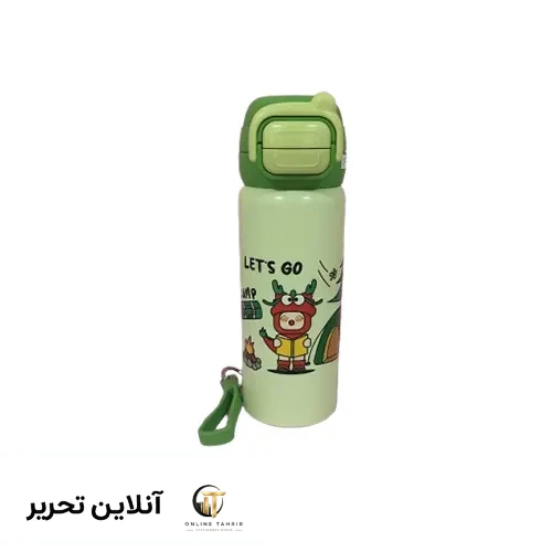 تراول ماگ کارتونی پاستلی713-4 – 500میل – رنگ سبز