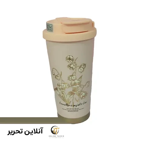 تراول ماگ شیری گل دار713-51- طرح 2