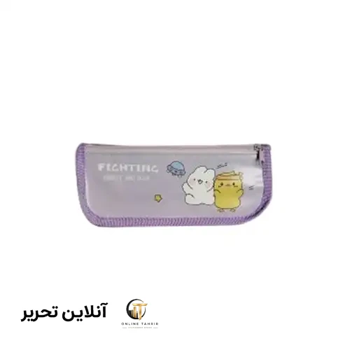 جامدادی دوزیپ خرگوش – بنفش