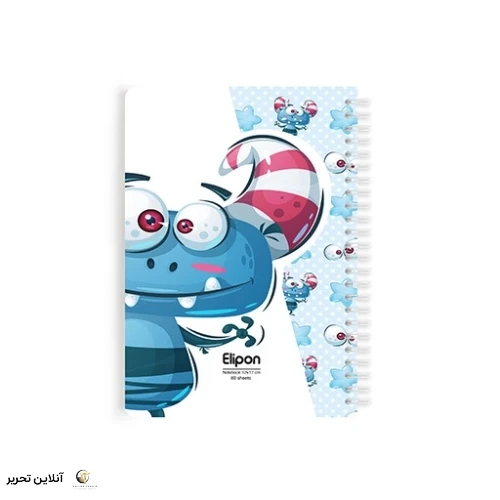 دفتر یادداشت 80 برگ الیپون کد 03