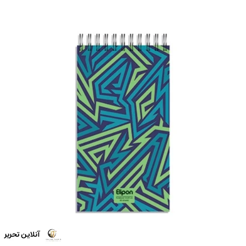 دفتر یادداشت 80 برگ الیپون کد 02