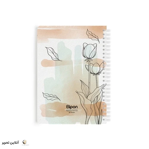 دفتر یادداشت 80 برگ الیپون کد 01