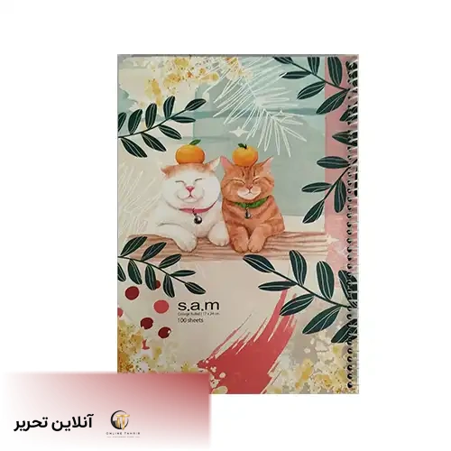 وزیری 100 برگ سیمی فانتزی A- طرح 3