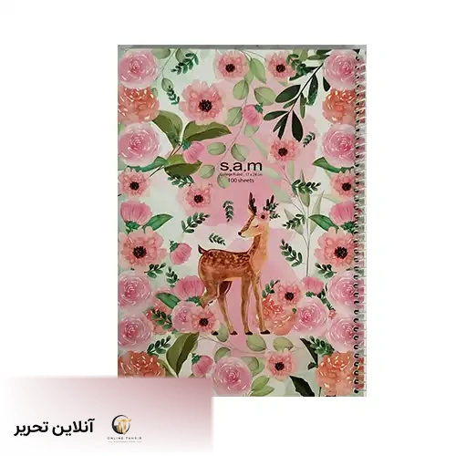وزیری 100 برگ سیمی فانتزی A- طرح 4