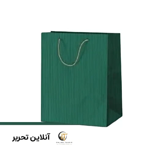ساک هدیه کرافت 2 میم – رنگ سبز