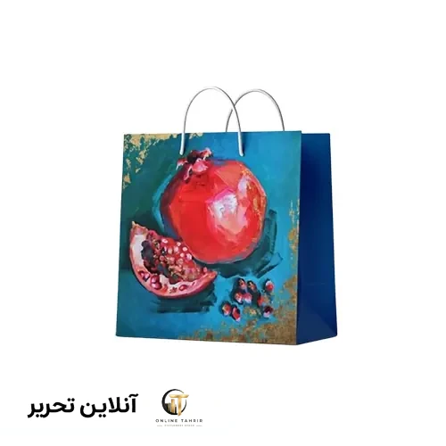 ساک هدیه گلاسه کوچک برند میم VG5 – طرح 2