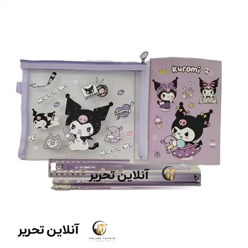 ست لوازم تحریر توری کرومی Kuromi