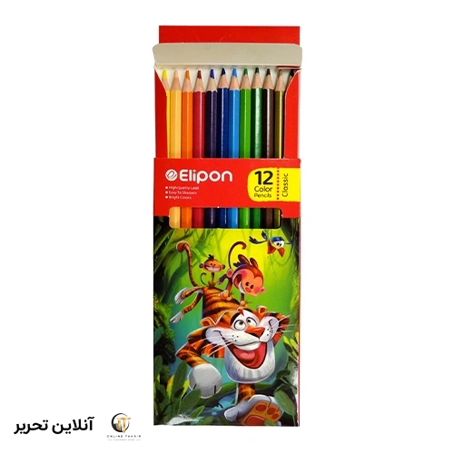 مدادرنگی 12 رنگ الیپون