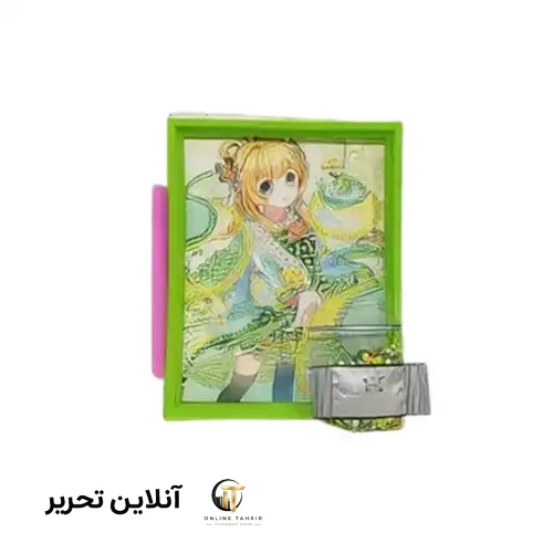 نقاشی الماسی قاب دار-سبز