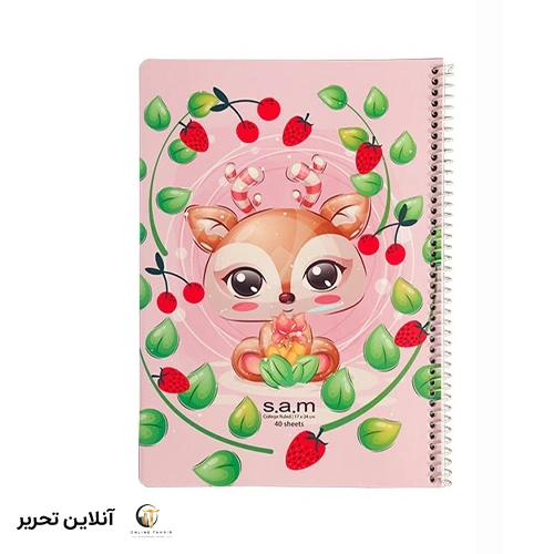 وزیری 100 برگ سیمی فانتزیs.a.m کد 03