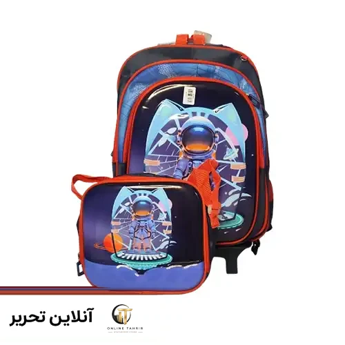 کیف کوله دوتیکه چرخدار