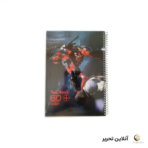 دفتر 60برگ heros طلقی طرح1