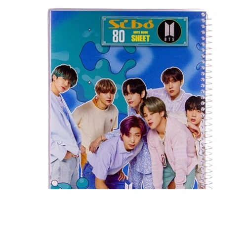 دفتر 80 برگ bts طلقی سیبو