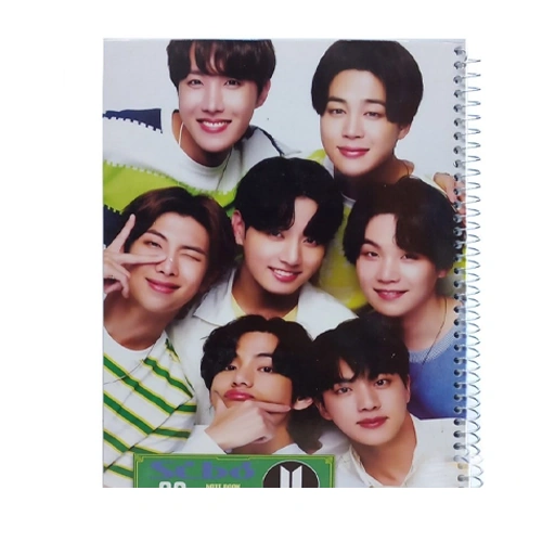 دفتر 80 برگ bts طلقی سیبو