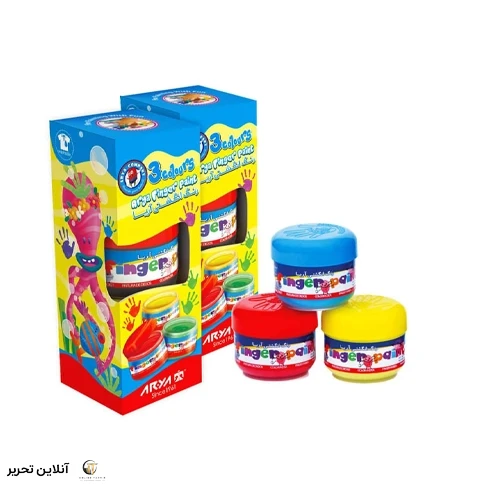 رنگ انگشتی 3 رنگ آریا 7004
