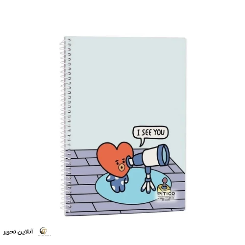 دفتر 4 خط زبان pitico کد 07