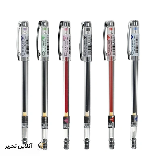 روان نویس ژل پن 0.5 رنگی سیکلاس/کاندید