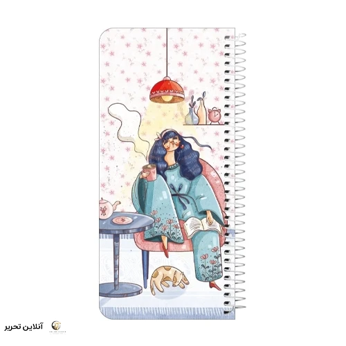 دفترچه یادداشت 100 برگ سیمی پالتویی جلدسخت مسترنوت