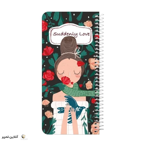 دفترچه یادداشت 100 برگ سیمی پالتویی جلدسخت مسترنوت