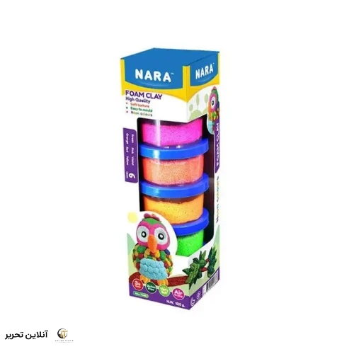 خمیر فومی 6رنگ KIDDY CLAY FO-120-6N