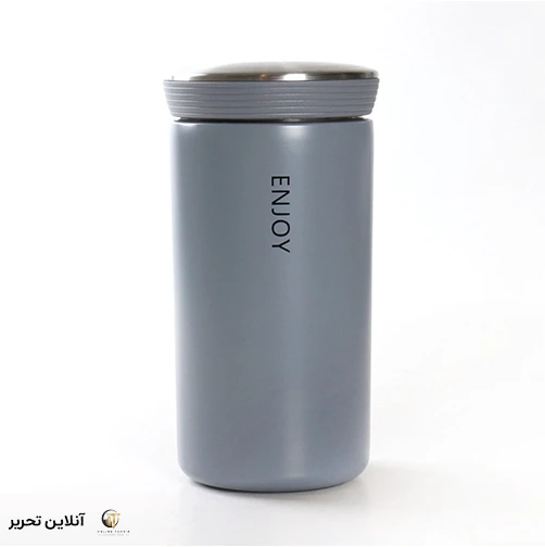 ماگ سفری مدل Enjoy گنجایش 0.35 لیتر – نقره‌ای
