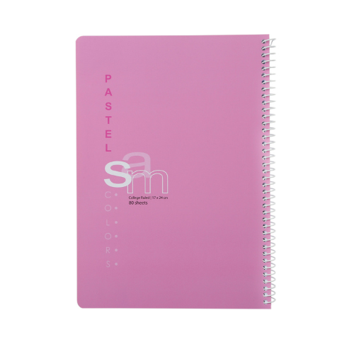 دفتر 80 برگ s.a.m سیمی کلاسیک-B طرح2