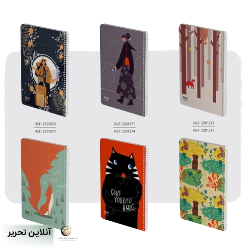 دفتر100 برگ وزیری سیمی فانتزی-الیپون