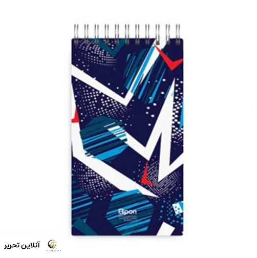 دفتر یادداشت 80برگ 120*220 سیمی فانتزی پ پ الیپون