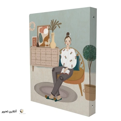 کلاسور 6 حلقه یادداشتی جلد سخت مستر نوت