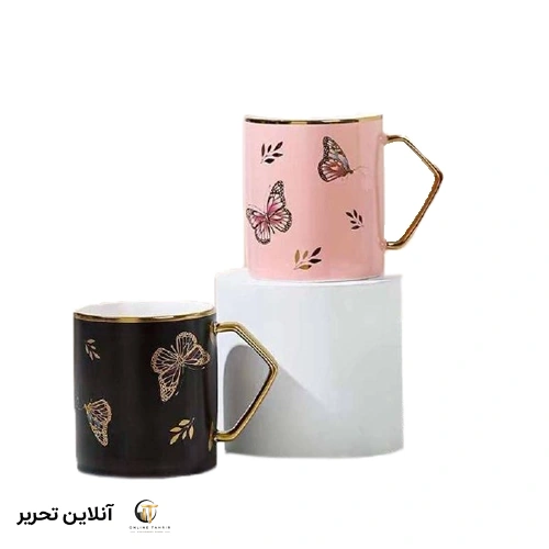 ماگ پروانه طلایی