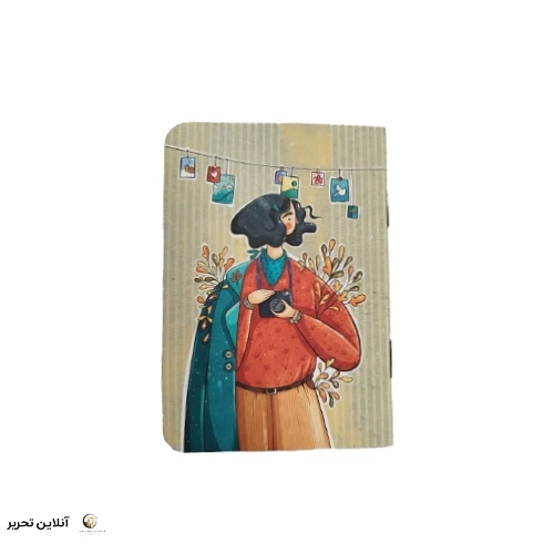 دفترچه یادداشت منگنه ای پاسپورتی مسترنوت-طرح6