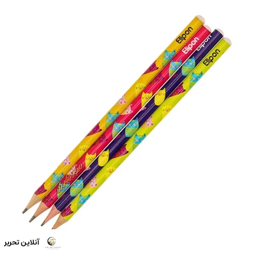 مداد مشکی فانتزی گرد willow (الیپون)