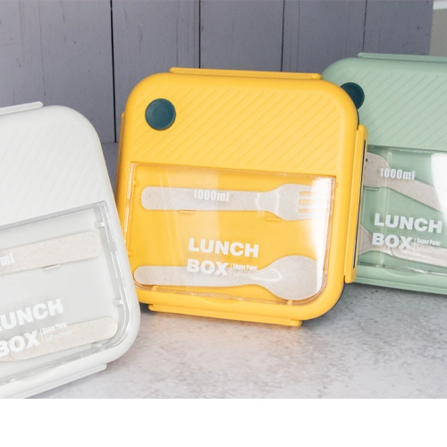 ظرف غذا مربع 1 لیتر LUNCH BOX – در سه رنگ