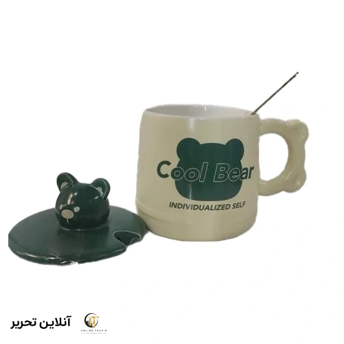 ماگ سرامیکی دورنگ خرسی 541-41