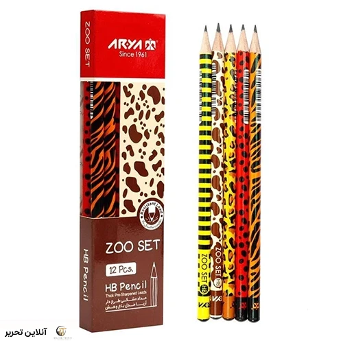 مداد مشکی طرح باغ وحش آریا