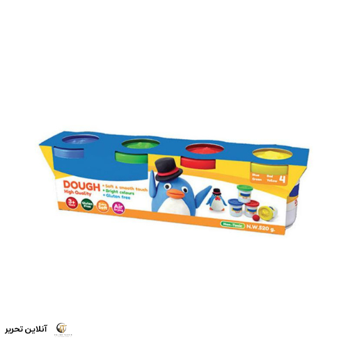 خمیر بازی 4رنگ KIDDY CLAY DO-520-4